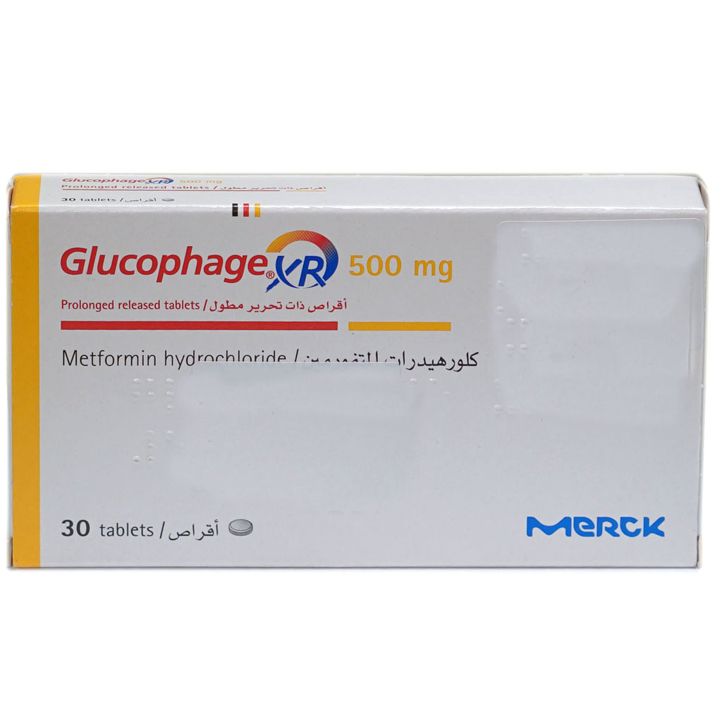 Glucophage xr 500mg